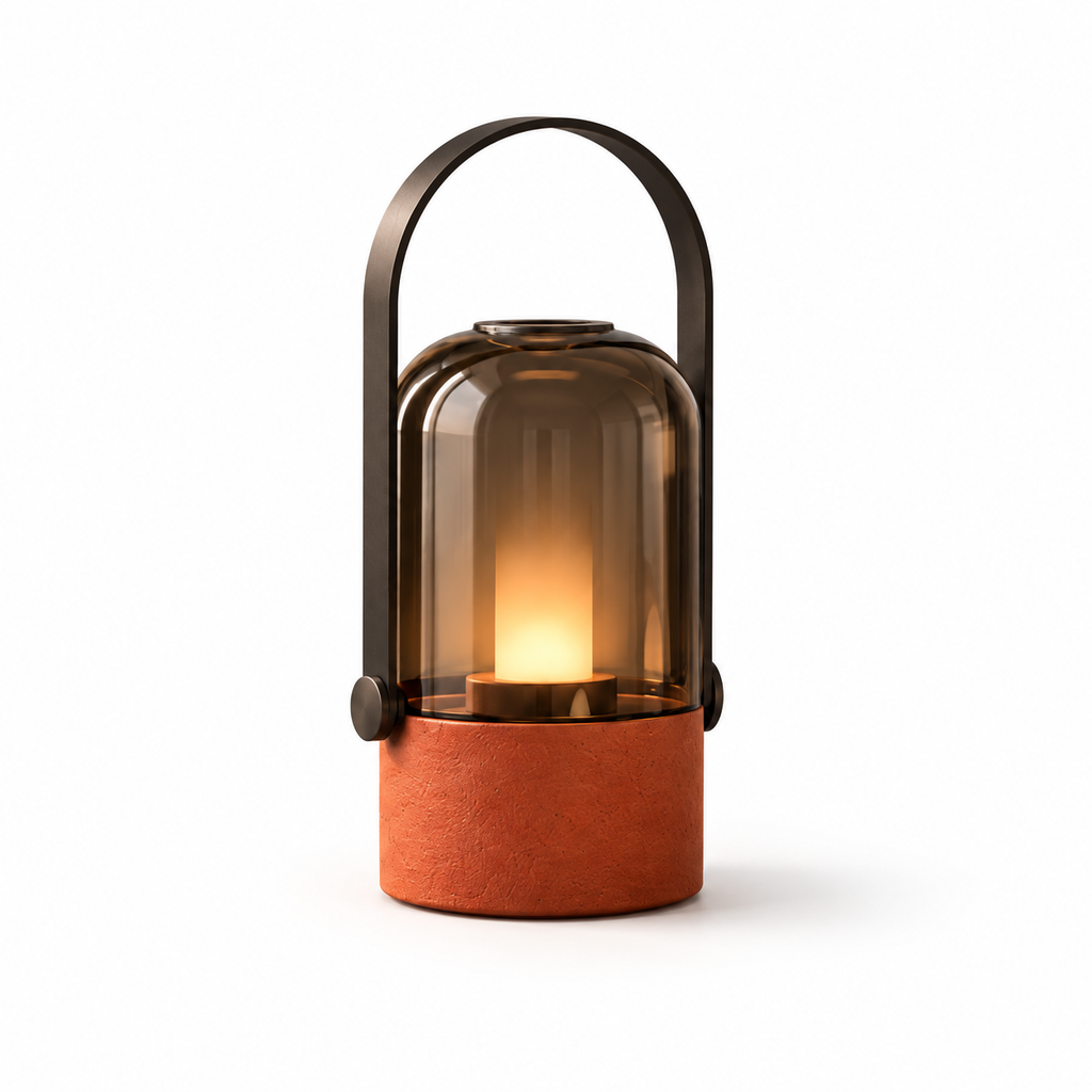 Arden Lantern Portable Lamp complete studio view