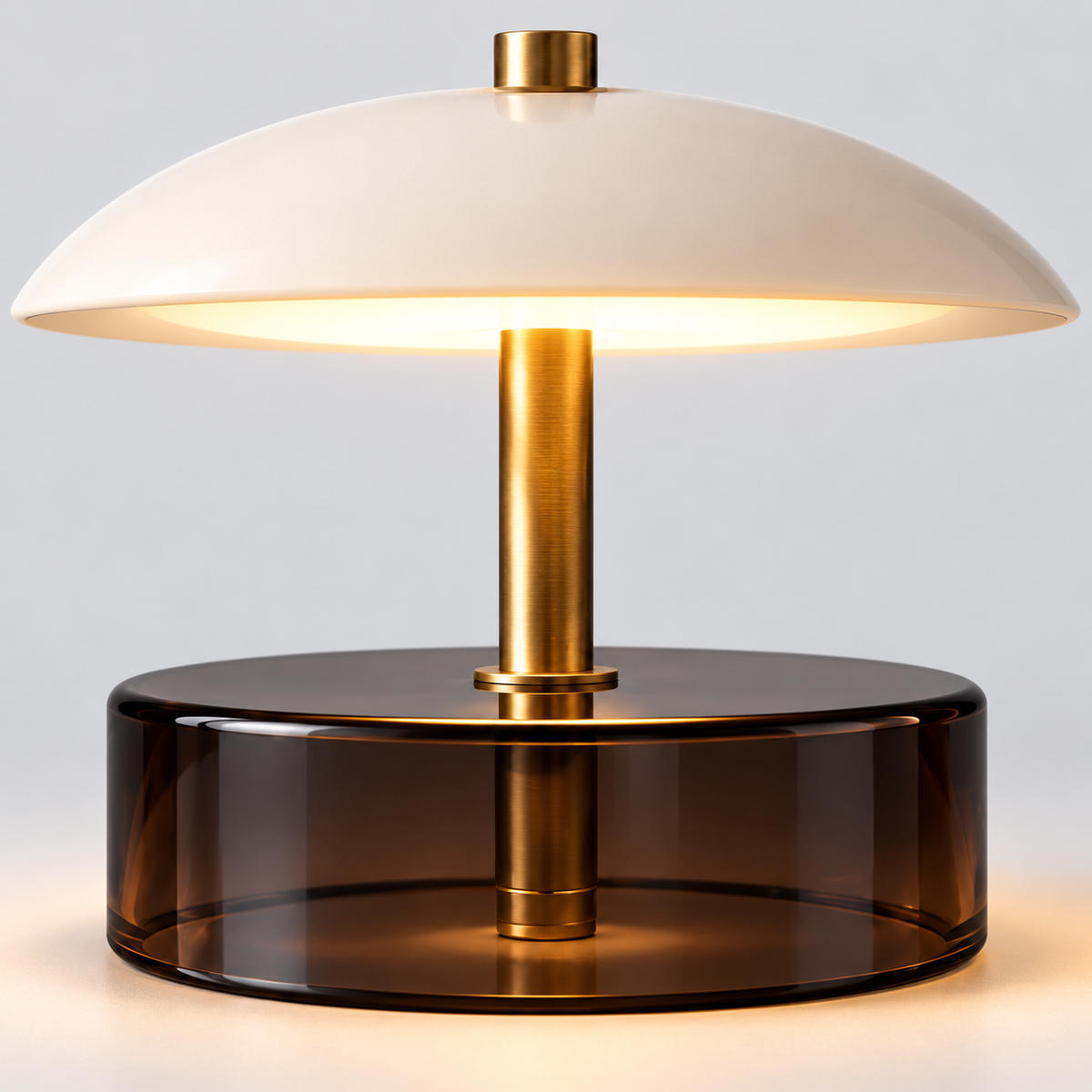 Celeste Disc Portable Lamp material and construction detail