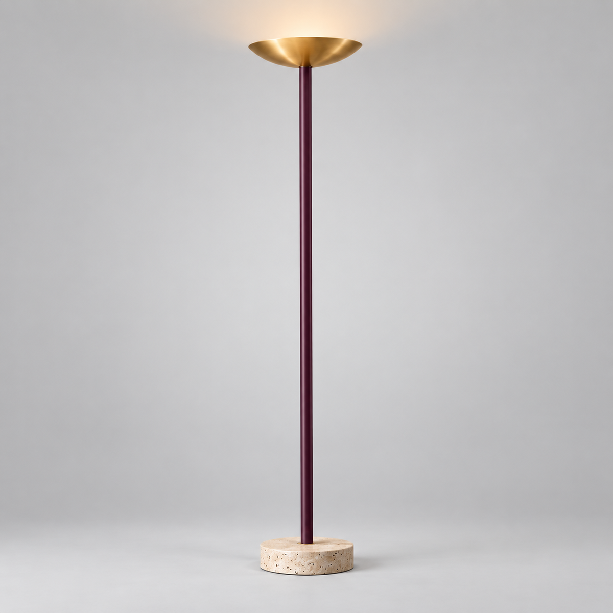 Elowen Torchiere Floor Lamp complete studio view
