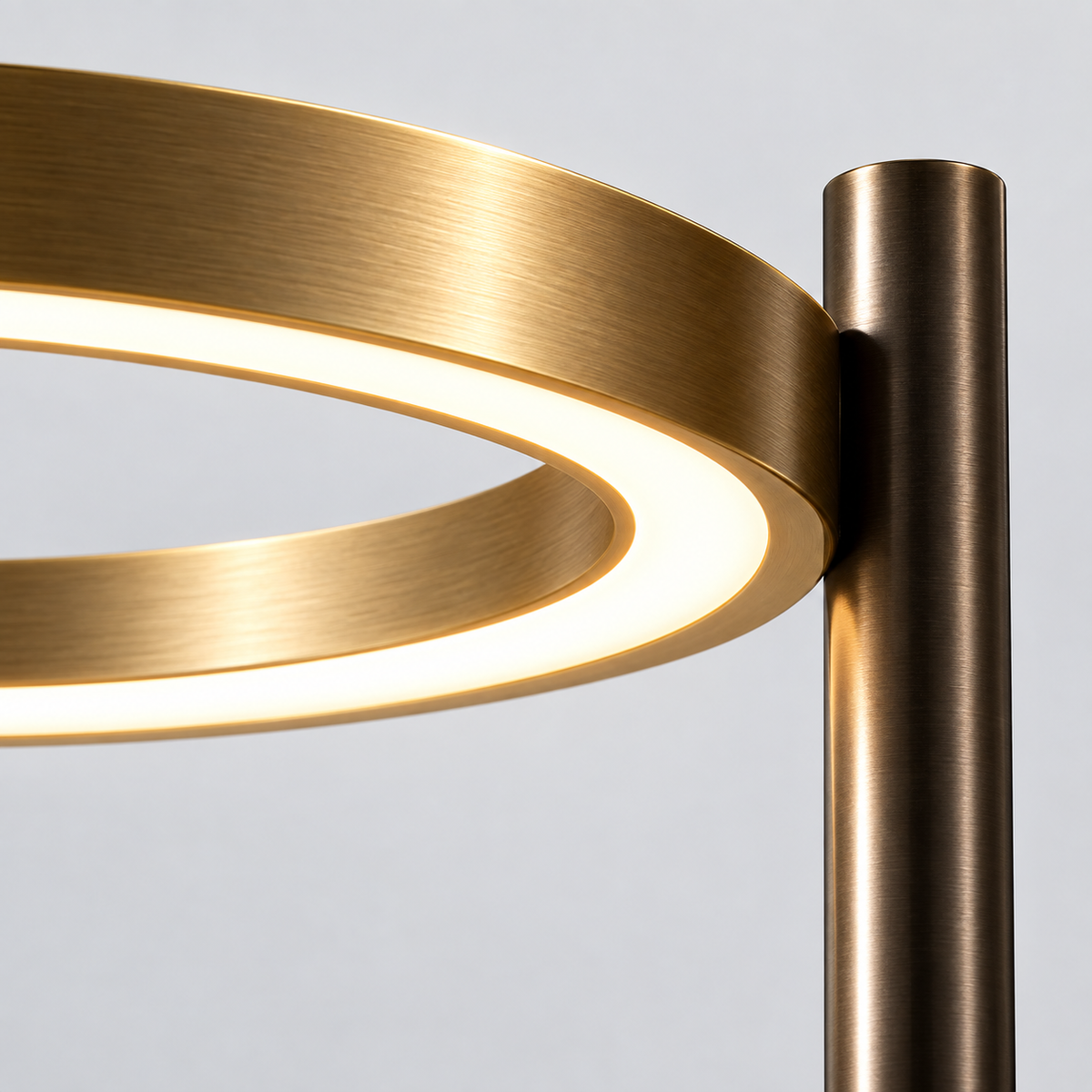 Orin Halo Desk Lamp material and construction detail