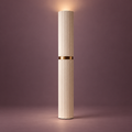 Sorel Fluted Column Floor Lamp complete studio view